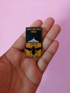 Bookish Enamel Wooden Pins