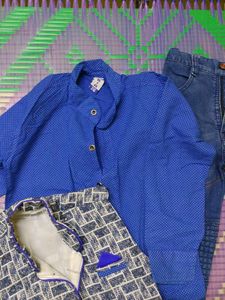Shirt,Coat And Jeans Pant