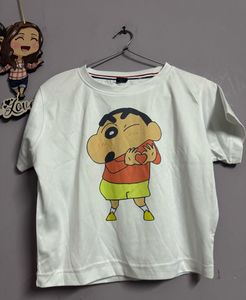shinchan crop t shirt