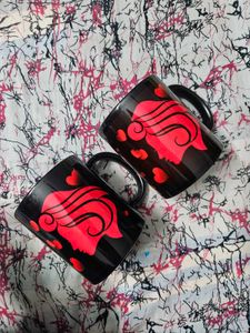 Set of Two Decorative Mugs