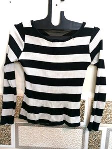 Striped Long Sleeve Top