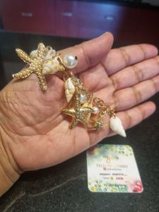 Yellow Chimes Bracelet Beachy W Shells New
