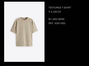 Zara Textured Tshirt