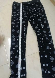 Black Pant Woth White Design