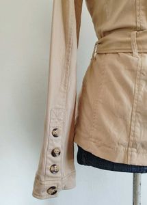 H&amp;M Vintage Belted Beige Jacket