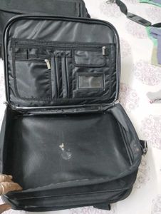 laptop bag with luggage case