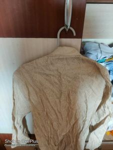 Embroidered Cream Kurta