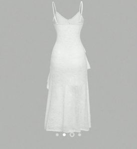 lace trimmed slip dress