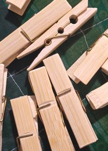 Bamboo Wooden Clips