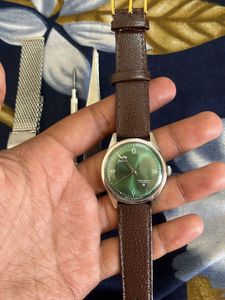 Hmt Janta Sunburst Green Dial