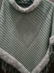 Woolen Cape Top, Ponchu