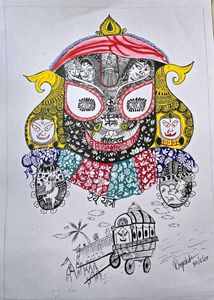 Jagannath Painting ⭕️❗️❗️⭕️