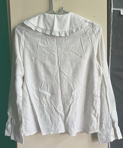 Korean Frilled Collar Shirt