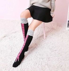 Funky Chicken Leg Socks Knee High
