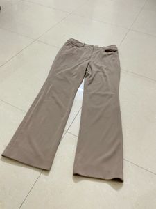 CROCODILE Pintresty Flared Brown Pants