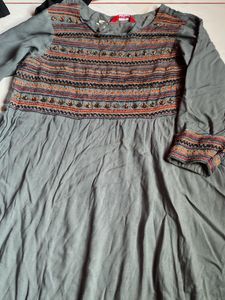 Boho Embroidered Dress
