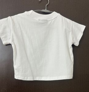 Geneage White Crop Top