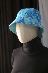 Blue Camo Bucket Hat