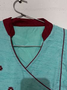 Sky Blue Kurti