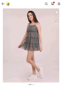 Kudiyo mini georgette sleeveless summer dress