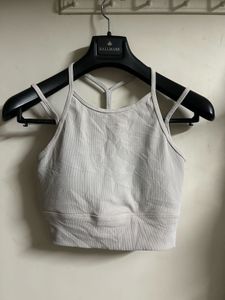 Ribbed Workout Crop Top