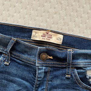 hollister denim shorts