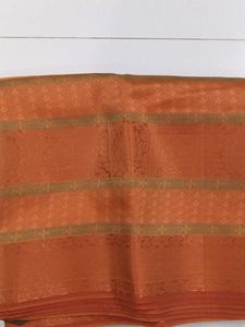 Elegant Orange Saree