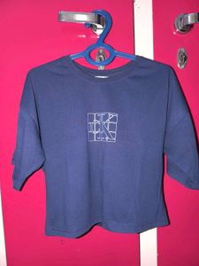 CK Blue Graphic Tee
