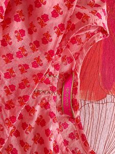 Peach And Orange Kurti