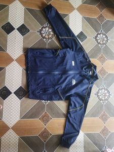 Gujarat TitansMen Navy Blue Air Knit Polyester Ful