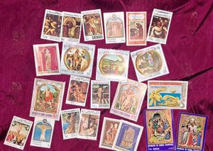 24 VINTAGE EASTER STAMPS