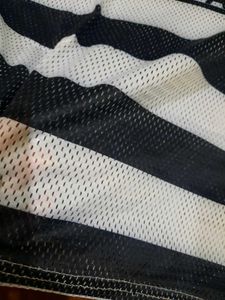 Balmain Stripe Mesh Tee