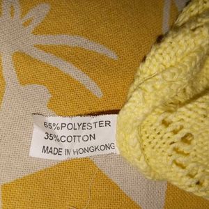 Yellow Knit Tank Top