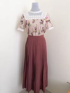 ROSE BROWN SKIRT