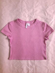 H&amp;M Ribbed Crop Top