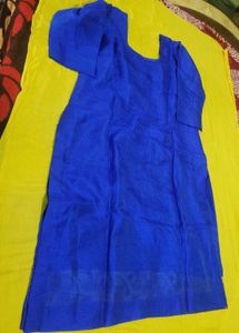 Elegant Blue Embroidered suit salwar dupatta
