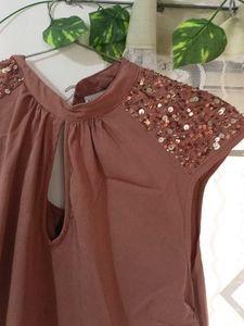 Elegant Brown Dress