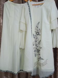 Heavy Worked Plazo Suit