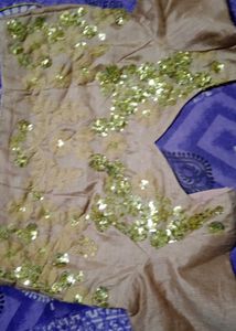 Net Sequence Saree