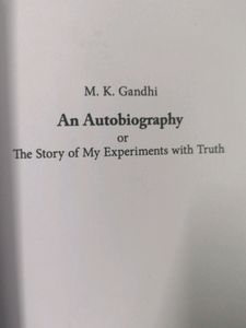 An Autobiography Of Mahatma Gandhi