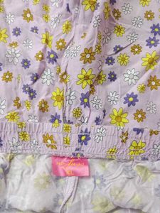 Floral Print Lounge Pants - Two Pairs