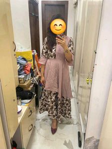 Butterfly Print Maxi Dress