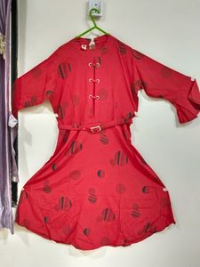 Red Kurti Top
