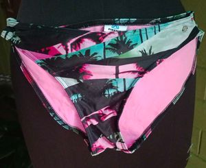 Tropical Print Bikini Set