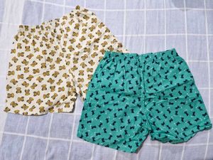 Cute Printed Shorts - Bundle of 2 for 8y
