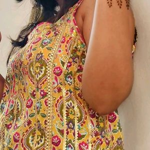 Floral Print Sharara