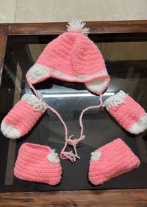Cute Knitted Baby Set