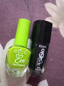 Nail Polish Bundle - Green &amp; Black