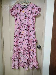 Pink Ruffled Dress
