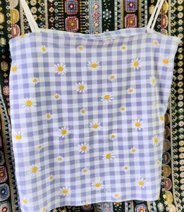Daisy Gingham Cami Top